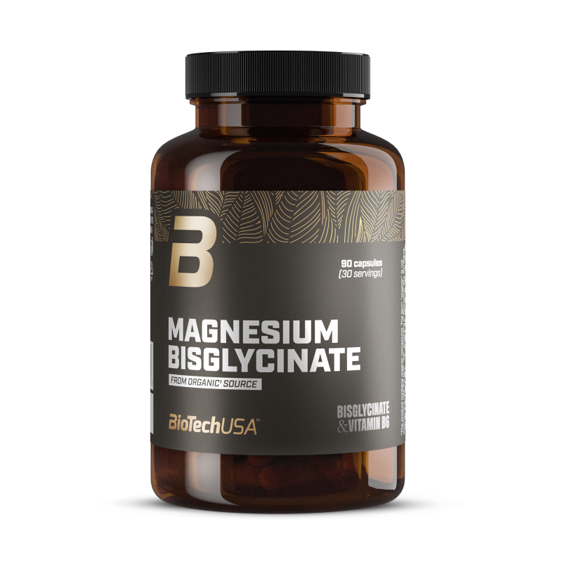 BiotechUSA Magnesium Bisglycinate & B6 (90 Capsules)