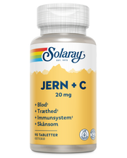 Solaray Jern + C 20 mg (90 stk)