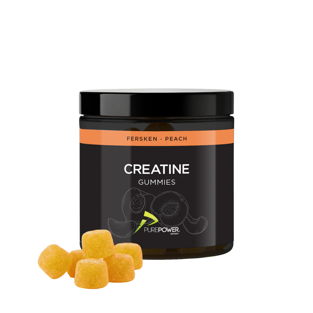 PurePower Creatine Gummies 60 stk