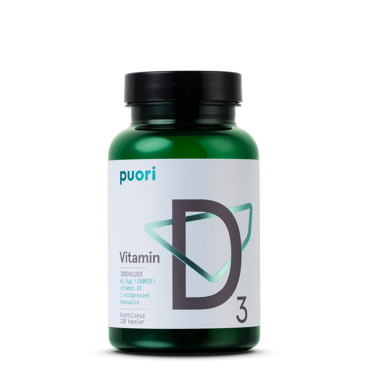 Puori D3 - D Vitamin (2500IE) Kapsler 120 stk