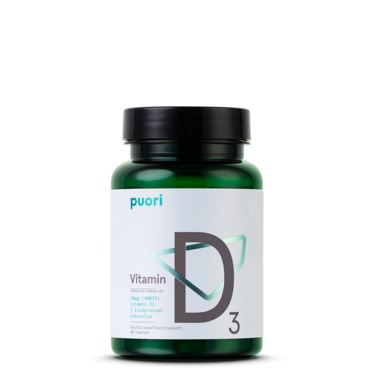 Puori D3 - D Vitamin (400IE) Kapsler 60 stk