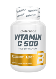 BioTechUSA Vitamin C 500 (120 stk)