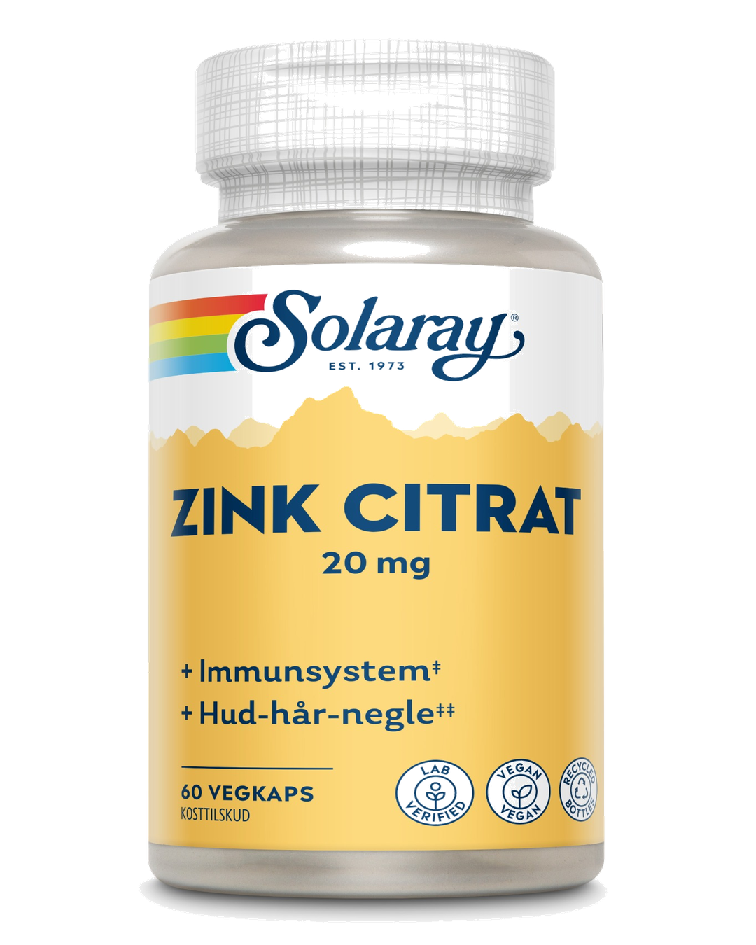 Zink Citrat 20mg 60 Vegkaps