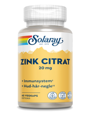 Solaray Zink Citrat 20mg (60 stk)
