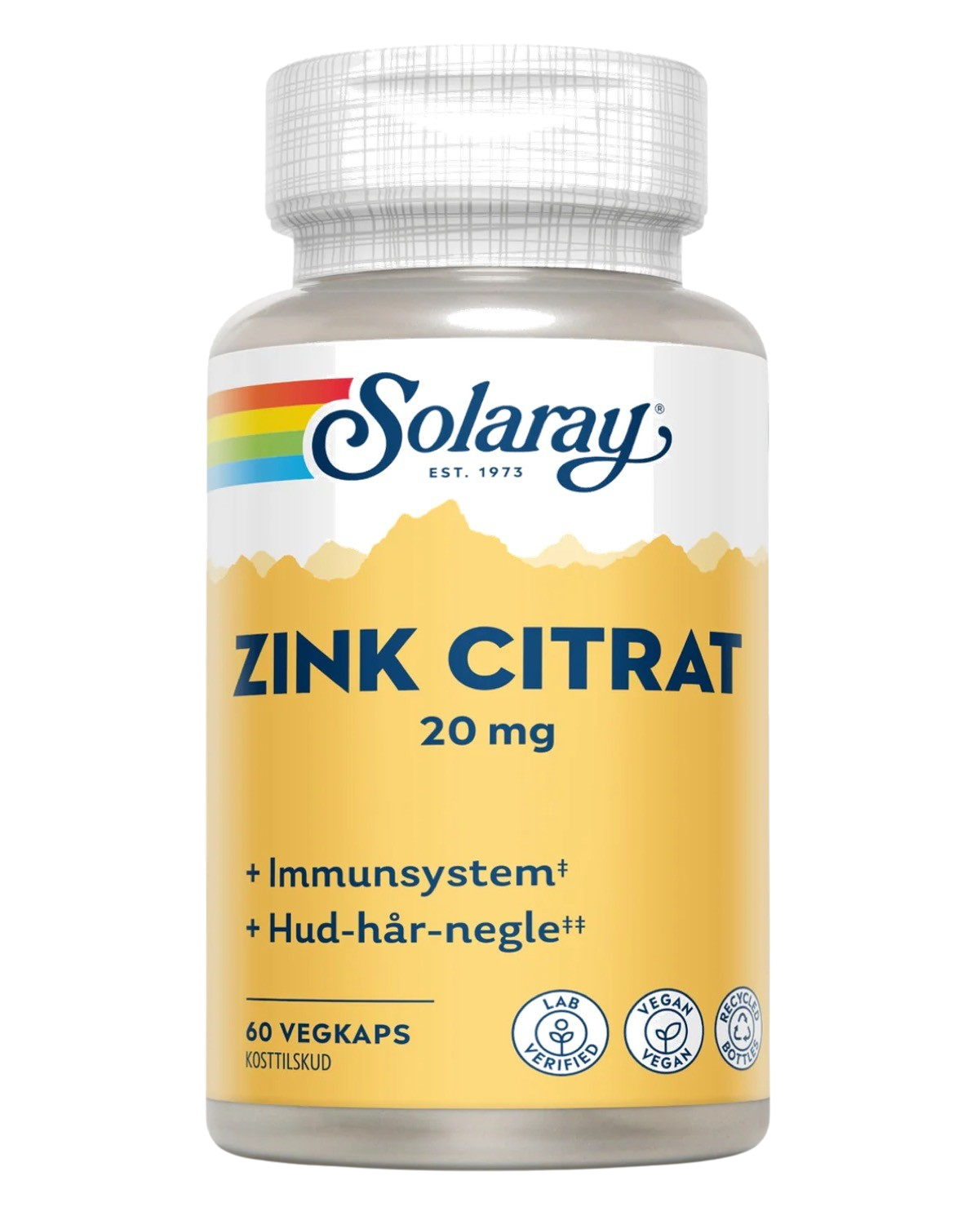Solaray Zink Citrat 20mg (60 stk)
