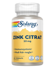 Solaray Zink Citrat 20mg (60 stk)