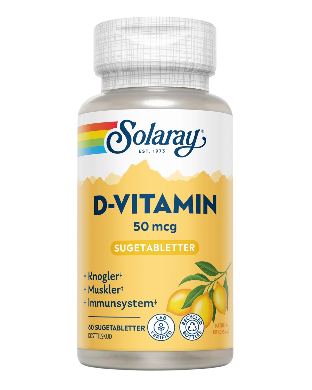 Solaray D-Vitamin 50 mcg (60 stk)