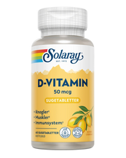 Solaray D-Vitamin 50 mcg (60 stk)